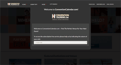 Desktop Screenshot of conventioncalendar.com